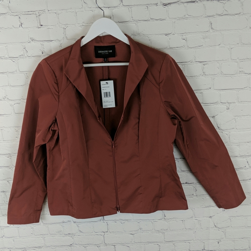 Lafayette 148 New York Zip Up Jacket